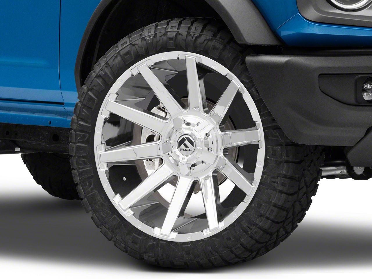 Fuel Wheels Bronco Contra Chrome 6-Lug Wheel; 22x10; -19mm Offset ...