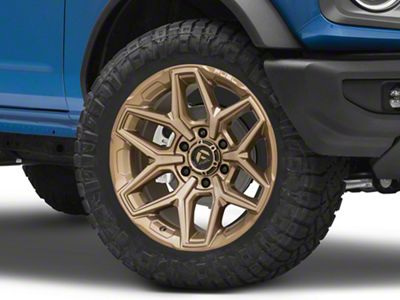 Fuel Wheels Flux Platinum Bronze 6-Lug Wheel; 20x10; -18mm Offset (21-25 Bronco, Excluding Raptor)