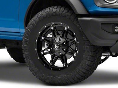 Fuel Wheels Hostage Matte Black 6-Lug Wheel; 18x9; 20mm Offset (21-25 Bronco, Excluding Raptor)