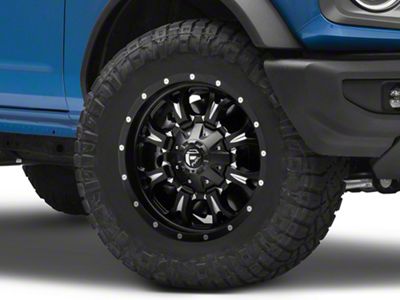 Fuel Wheels Krank Matte Black Milled 6-Lug Wheel; 18x9; 20mm Offset (22-25 Bronco Raptor)