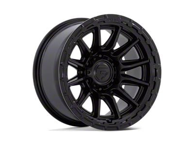 Fuel Wheels Piston Blackout 6-Lug Wheel; 22x10; -18mm Offset (21-25 Bronco, Excluding Raptor)