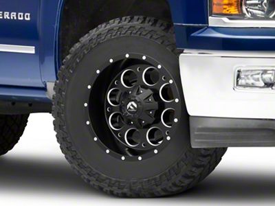 Fuel Wheels Revolver Matte Black Milled 6-Lug Wheel; 18x9; -12mm Offset (22-25 Bronco Raptor)