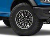 Fuel Wheels Rebar Matte Gunmetal 6-Lug Wheel; 17x9; 1mm Offset (21-26 Bronco, Excluding Raptor)