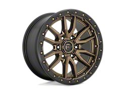 Fuel Wheels Rebel Matte Bronze Black Bead Ring 6-Lug Wheel; 16x8; 1mm Offset (21-26 Bronco, Excluding Raptor)