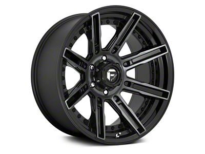 Fuel Wheels Rogue Gloss Machined Double Dark Tint 6-Lug Wheel; 20x10; -18mm Offset (21-25 Bronco, Excluding Raptor)