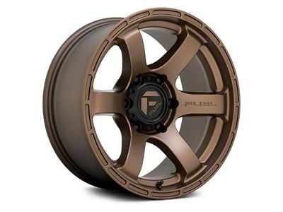 Fuel Wheels Rush Matte Bronze 6-Lug Wheel; 18x9; -12mm Offset (21-25 Bronco, Excluding Raptor)