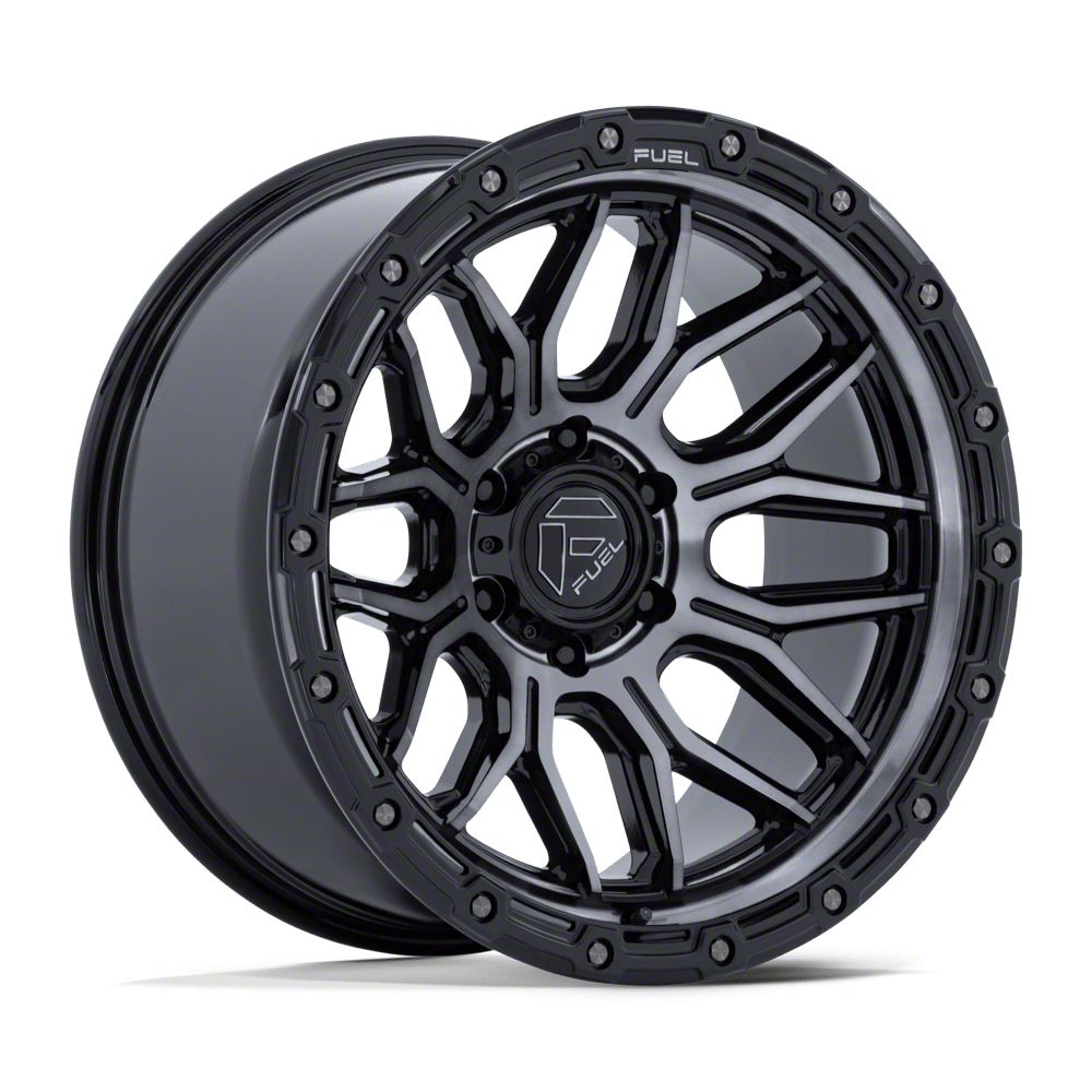 Fuel Wheels Bronco Surge Gloss Black Machined with Gray Tint 6-Lug ...