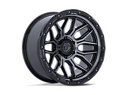Fuel Wheels Surge Gloss Black Machined with Gray Tint 6-Lug Wheel; 17x9; 20mm Offset (22-25 Bronco Raptor)