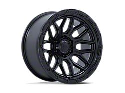 Fuel Wheels Surge Matte Black with Gloss Black Lip 6-Lug Wheel; 17x9; 20mm Offset (22-25 Bronco Raptor)