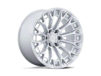 Fuel Wheels Trax Gloss Silver with Machined Face 6-Lug Wheel; 17x9; 1mm Offset (22-26 Bronco Raptor)