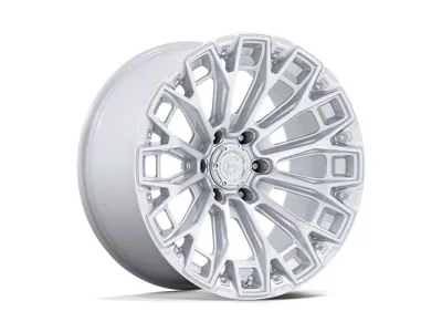 Fuel Wheels Trax Gloss Silver with Machined Face 6-Lug Wheel; 17x9; 1mm Offset (21-25 Bronco, Excluding Raptor)
