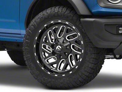 Fuel Wheels Triton Gloss Black Milled 6-Lug Wheel; 20x10; -19mm Offset (21-25 Bronco, Excluding Raptor)