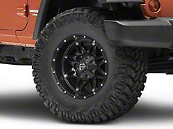 Fuel Wheels Hostage Matte Black Wheel; 17x9; -12mm Offset (07-18 Jeep Wrangler JK)
