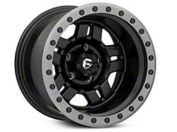 Fuel Wheels Anza Matte Black Wheel; 15x10; -43mm Offset (84-01 Jeep Cherokee XJ)