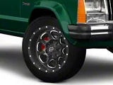 Fuel Wheels Boost Matte Black Milled Wheel; 18x9; 1mm Offset (84-01 Jeep Cherokee XJ)