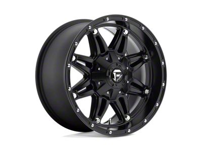 Fuel Wheels Hostage Matte Black Wheel; 17x8.5; 38mm Offset (14-23 Jeep Cherokee KL)