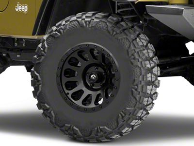 Fuel Wheels Vector Matte Black Wheel; 16x8; 20mm Offset (84-01 Jeep Cherokee XJ)