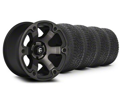17x9 Fuel Wheels Beast & 34in Falken All-Terrain Wildpeak A/T3W Tire Package (20-25 Jeep Gladiator JT)