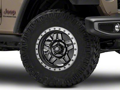 Fuel Wheels Anza Matte Black Wheel; 17x8.5; -6mm Offset (20-25 Jeep Gladiator JT)