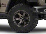 Fuel Wheels Beast Matte Black Machined Wheel; 18x9; -12mm Offset (20-26 Jeep Gladiator JT)