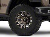 Fuel Wheels Blitz Matte Black Double Dark Tint Wheel; 17x9; -12mm Offset (20-25 Jeep Gladiator JT)