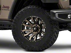 Fuel Wheels Blitz Matte Black Double Dark Tint Wheel; 17x9; -12mm Offset (20-26 Jeep Gladiator JT)