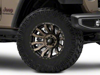 Fuel Wheels Blitz Matte Black Double Dark Tint Wheel; 17x9; 1mm Offset (20-25 Jeep Gladiator JT)