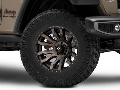 Fuel Wheels Blitz Matte Black Double Dark Tint Wheel; 18x9; -12mm Offset (20-25 Jeep Gladiator JT)
