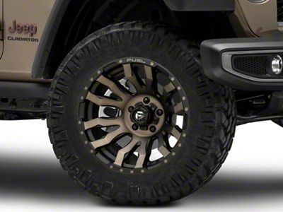 Fuel Wheels Blitz Matte Black Double Dark Tint Wheel; 20x9; 1mm Offset (20-25 Jeep Gladiator JT)