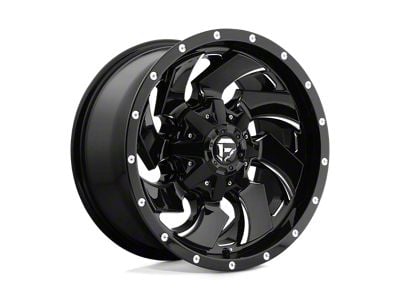 Fuel Wheels Cleaver Gloss Black Milled Wheel; 22x12; -44mm Offset (20-25 Jeep Gladiator JT)