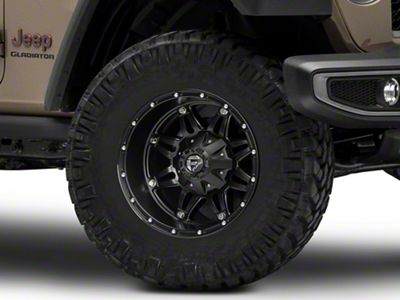 Fuel Wheels Hostage Matte Black Wheel; 17x9; 1mm Offset (20-25 Jeep Gladiator JT)