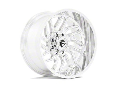 Fuel Wheels Hurricane Polished Milled Wheel; 20x10; -18mm Offset (20-25 Jeep Gladiator JT)
