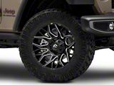 Fuel Wheels Twitch Glossy Black Milled Wheel; 20x10; -18mm Offset (20-25 Jeep Gladiator JT)