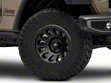 Fuel Wheels Vector Matte Black Wheel; 17x9; -12mm Offset (20-26 Jeep Gladiator JT)