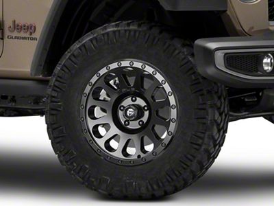 Fuel Wheels Vector Matte Black Wheel; 18x9; 20mm Offset (20-25 Jeep Gladiator JT)