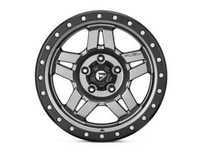 Fuel Wheels Anza Matte GunMetal Wheel; 17x8.5; -6mm Offset (05-10 Jeep Grand Cherokee WK, Excluding SRT8)