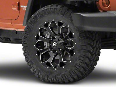 Fuel Wheels Assault Gloss Black Wheel; 20x9; -12mm Offset (93-98 Jeep Grand Cherokee ZJ)