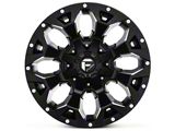 Fuel Wheels Assault Matte Black Machined Wheel; 17x9; -12mm Offset (05-10 Jeep Grand Cherokee WK, Excluding SRT8)