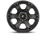 Fuel Wheels Beast Matte Black Double Dark Tint Wheel; 17x9; -12mm Offset (05-10 Jeep Grand Cherokee WK, Excluding SRT8)