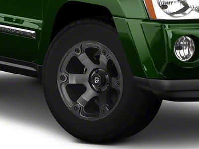 Fuel Wheels Beast Matte Black Double Dark Tint Wheel; 17x9; -12mm Offset (05-10 Jeep Grand Cherokee WK, Excluding SRT8)