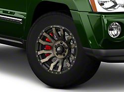 Fuel Wheels Blitz Matte Black Double Dark Tint Wheel; 17x9; -12mm Offset (05-10 Jeep Grand Cherokee WK, Excluding SRT8)