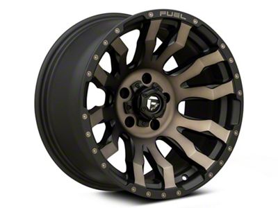 Fuel Wheels Blitz Matte Black Double Dark Tint Wheel; 17x9; 1mm Offset (05-10 Jeep Grand Cherokee WK, Excluding SRT8)