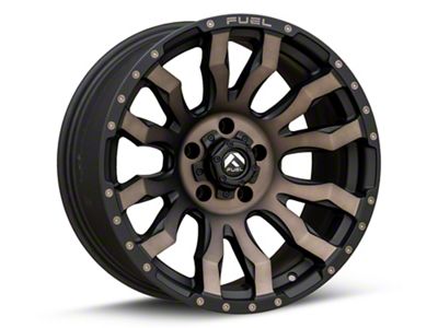Fuel Wheels Blitz Matte Black Double Dark Tint Wheel; 18x9; 1mm Offset (22-25 Jeep Grand Cherokee WL)