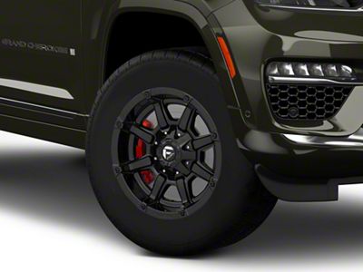 Fuel Wheels Coupler Gloss Black Wheel; 18x9; -12mm Offset (22-25 Jeep Grand Cherokee WL)