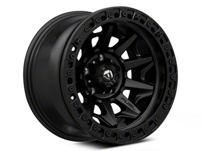 Fuel Wheels Covert Beadlock Matte Black Wheel; 17x9; -15mm Offset (05-10 Jeep Grand Cherokee WK, Excluding SRT8)