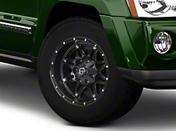 Fuel Wheels Hostage Matte Black Wheel; 17x9; -12mm Offset (05-10 Jeep Grand Cherokee WK, Excluding SRT8)
