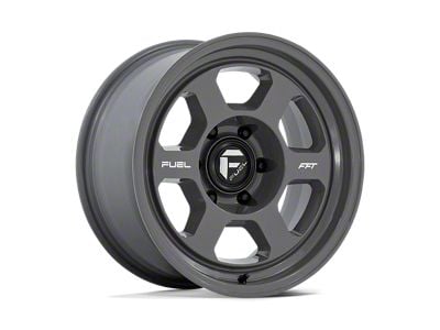 Fuel Wheels Hype Battleship Gray Wheel; 17x8.5; -10mm Offset (99-04 Jeep Grand Cherokee WJ)