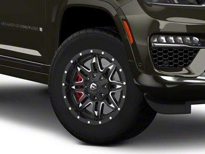 Fuel Wheels Lethal Matte Black Milled Wheel; 18x9; 1mm Offset (22-25 Jeep Grand Cherokee WL)