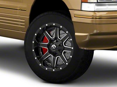Fuel Wheels Maverick Gloss Black Milled Wheel; 17x9; -12mm Offset (93-98 Jeep Grand Cherokee ZJ)