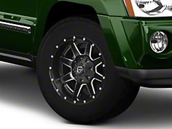 Fuel Wheels Maverick Matte Black Milled Wheel; 17x9; -12mm Offset (05-10 Jeep Grand Cherokee WK, Excluding SRT8)
